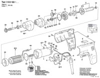 Bosch 0 602 133 101 GR.57 Drill Spare Parts